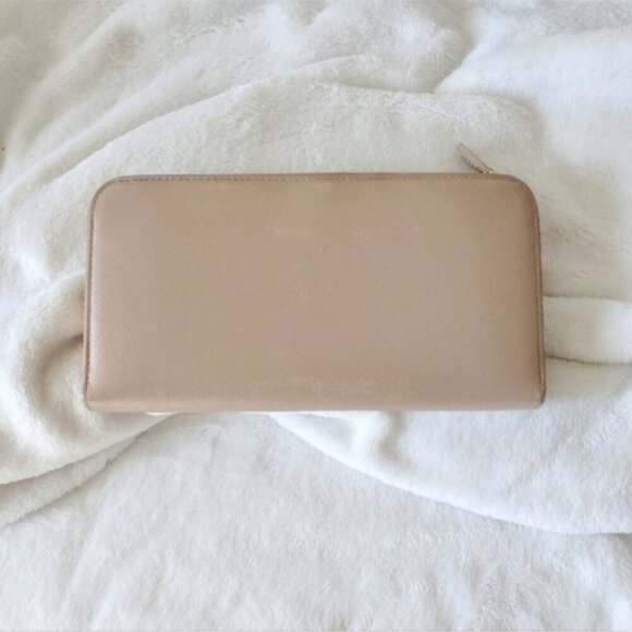 PRADA NUDE BOW ZIPPY Wallet cardholder - Picture 6 of 16